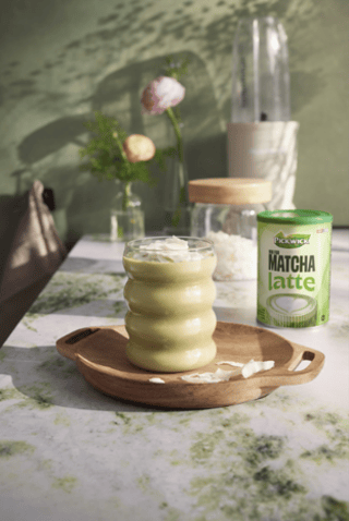 Matcha kokosové smoothie